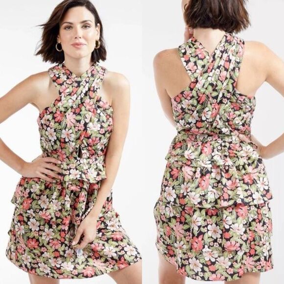 Outerknown Bailey Dress Floral Size 4 - Picture 1 of 7